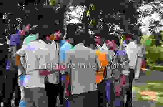 Prof. Narendra Nayak visit to the haunted house of Nettarakere, Bantwal
